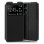 Custodia Flip Cover nera liscia e fantastica per Honor 90 Lite