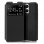 Cool Funda Flip Cover Liso Negro para Huawei Honor X8