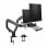 Asiens DTL32TSR-195 Laptop- und Monitor-/TV-Tischständer, bis 8 kg, von 17-32, Schwarz