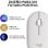 Mouse wireless Logitech Pebble Mouse 2 M350s Bianco 4000 DPI