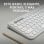 Logitech Pebble Keys 2 K380s Teclado Bluetooth Multi-Dispositivo Branco