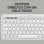 Logitech Pebble Keys 2 K380s Teclado Bluetooth Multi-Dispositivo Branco