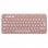 Logitech Pebble Keys 2 K380s tastiera RF senza fili + Bluetooth QWERTY Spagnolo Rosa