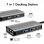 LogiLink UA0410 Hub Estação de Acoplamento USB 3.2 Gen1 de 7 Portas