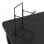 Bureau de jeu Vidaxl avec pieds en forme de Zz noir 110x60x75cm