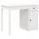Mesa Vidaxl em madeira maciça de pinho branco 100x50x75 cm