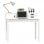 Vidaxl bureau en bois de pin blanc massif 110x50x93 Cm