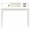 Vidaxl bureau en bois de pin blanc massif 110x50x93 Cm