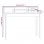 Vidaxl bureau en bois de pin blanc massif 110x50x93 Cm