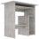 Mesa de madeira compensada cinza concreto Vidaxl 80x45x74 cm