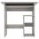 Mesa de madeira compensada cinza concreto Vidaxl 80x45x74 cm