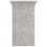 Mesa de madeira compensada cinza concreto Vidaxl 80x45x74 cm