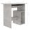 Mesa de madeira compensada cinza concreto Vidaxl 80x45x74 cm