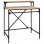 Vidaxl Sonoma bureau en fer et contreplaqué 80x50x90 Cm