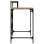 Vidaxl Sonoma bureau en fer et contreplaqué 80x50x90 Cm