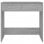 Mesa de madeira compensada Vidaxl Sonoma cinza 80x40x75 cm
