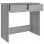 Mesa de madeira compensada Vidaxl Sonoma cinza 80x40x75 cm