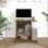 Vidaxl bureau contreplaqué chêne fumé 80x50x75 Cm