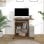 Vidaxl bureau contreplaqué chêne fumé 80x50x75 Cm