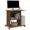 Vidaxl bureau contreplaqué chêne fumé 80x50x75 Cm