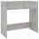 Mesa de madeira compensada cinza concreto Vidaxl 80x40x75 cm