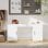 Vidaxl Bureau Contreplaqué Blanc 140x50x75 Cm