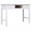 Vidaxl bureau en bois de Paulownia massif blanc 108x45x76 Cm