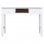 Vidaxl bureau en bois de Paulownia massif blanc 108x45x76 Cm