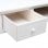 Vidaxl bureau en bois de Paulownia massif blanc 108x45x76 Cm
