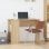 Vidaxl Scrivania in Compensato Rovere Sonoma 100x55x75 Cm