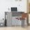 Vidaxl bureau contreplaqué Sonoma gris 100x55x75 Cm