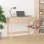 Vidaxl bureau avec tiroirs bois de pin massif 100x50x78 Cm