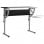 Mesa de desenho Vidaxl Madeira e Aço Preto e Cinza 110x53x(58-87) Cm