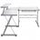 Vidaxl Scrivania Angolare In Compensato Bianco 132x112x99 Cm