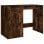 Vidaxl Bureau Contreplaqué Chêne Fumé 100x49x75 Cm