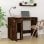Vidaxl Bureau Contreplaqué Chêne Fumé 100x49x75 Cm