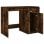 Vidaxl Bureau Contreplaqué Chêne Fumé 100x49x75 Cm
