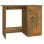 Vidaxl Bureau Contreplaqué Chêne Fumé 100x50x76 Cm