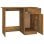 Vidaxl Bureau Contreplaqué Chêne Fumé 100x50x76 Cm