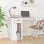 Vidaxl Escritorio De Madera Contrachapada Blanco 100x49x75 Cm