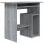 Mesa de madeira compensada Vidaxl Sonoma cinza 80x45x74 cm