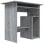 Mesa de madeira compensada Vidaxl Sonoma cinza 80x45x74 cm