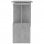 Vidaxl bureau d'angle en contreplaqué gris béton 200x50x76 Cm