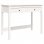 Vidaxl Escritorio Con Cajones Madera Maciza De Pino Blanco 100x50x78cm