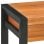 Secretária Vidaxl com 2 gavetas Madeira teca reciclada 100x40x75 cm