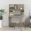 Mesa Vidaxl Com Prateleiras Contraplacado Carvalho Sonoma 102x45x148cm