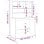 Mesa Vidaxl Com Prateleiras Contraplacado Carvalho Sonoma 102x45x148cm