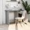 Vidaxl bureau contreplaqué Sonoma gris 100x50x76 Cm