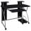 Vidaxl Escritorio Ordenador Madera Contrachapada Negro 110x52x88,5 Cm