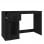 Mesa Vidaxl com gaveta contraplacado preto 115x50x75 cm